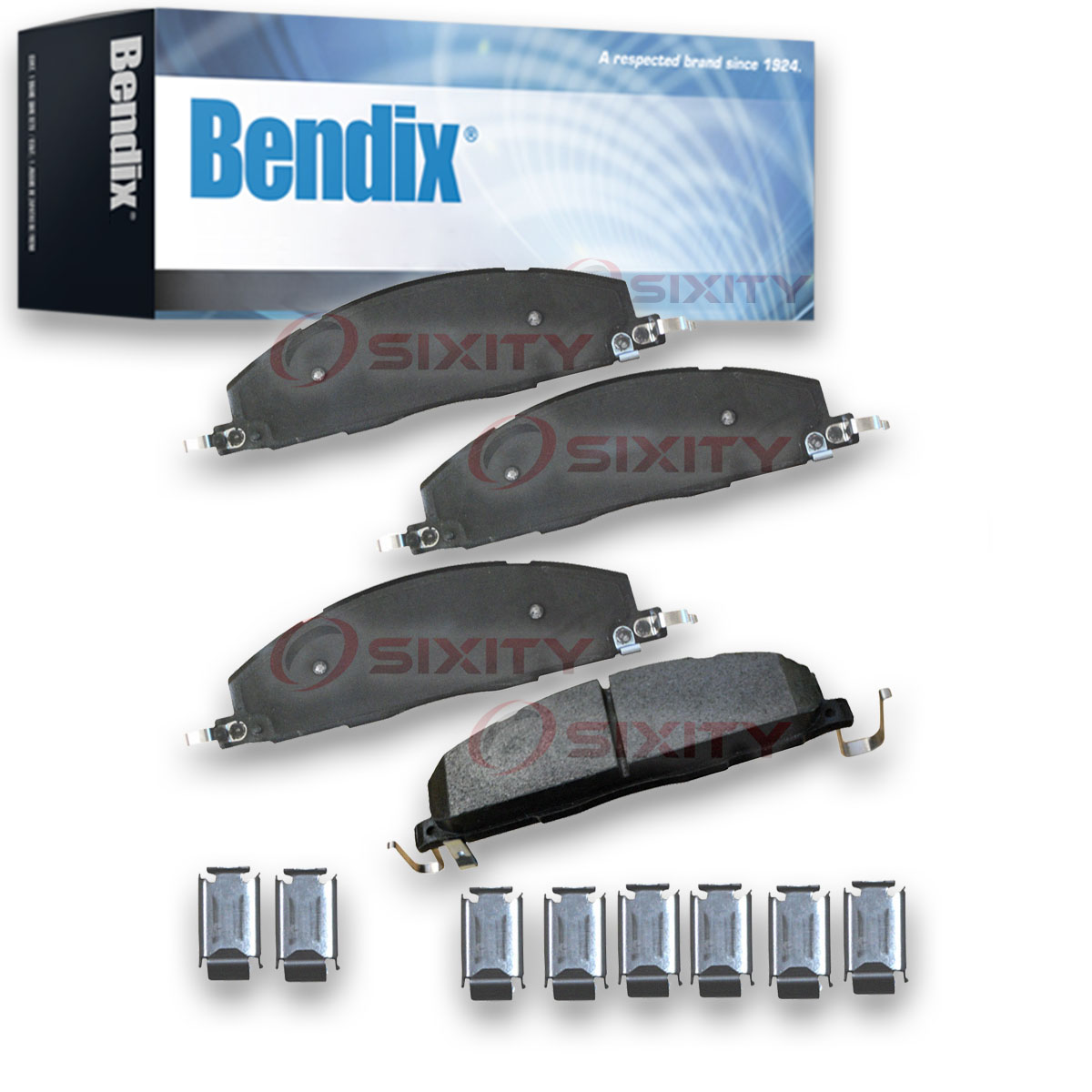 Disc Brake Pad Set Fits select: 2012 DODGE RAM 1500, 2013-2018 RAM 2500