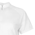 thumbnail image 4 of Page & Tuttle Womens Dot Texture Jersey Short Sleeve  Casual Athletic Polo, 4 of 5