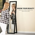 thumbnail image 4 of HOMCOM Full Length Mirror, Farmhouse Wall Mirror, Hanging & Freestanding, 4 of 10