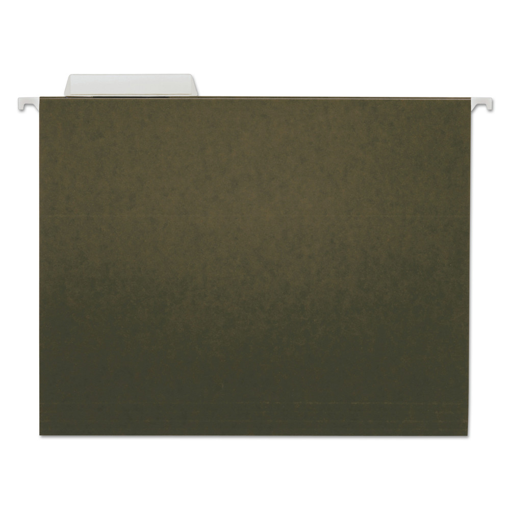 Universal UNV14113EE Hanging File Folders, 1/3 Tab, 11 Point Stock, Letter, Standard Green (25/Box)