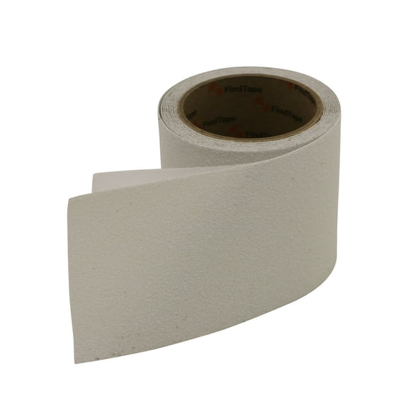 FindTape AST-35 Premium Anti-Slip Non-Skid Tape [Colors, 60 grit]: 4 in. x 10 ft. (White)