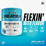 Cellucor Cor-Performance Creatine Powder, Blue Raspberry Flavor, 50 Servings