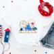 thumbnail image 3 of Ropa de vacaciones familiares de Disney, moda para viaje a Disneylandia, camiseta informal para niña, ropa de calle de manga corta de verano, camiseta para bebé niño, 3 of 5