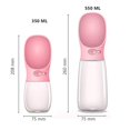 thumbnail image 7 of 1pcs Pet Dog Water Bottle Portable Drinking Water Feeder For Dogs Outdoor Travel Water Bottle Dogs Water Bowl Pet Supplies, 7 of 7