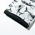thumbnail image 6 of Hienoo Toddler Boys Summer Outfits Shark Print Short Sleeve T-Shirt Shorts Set, Sizes 2-8, 6 of 8