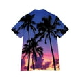 thumbnail image 5 of Rezuofi 2 Pcs Hawaiian Shirts Women Hawaii Tshirt Cool Floral Tropic Print Graphic Tees Tops Button Up Summer Vacation Shirt, 5 of 7