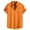 Orange, variant on XMMSWDLA Men's Short Sleeve Shirt Regular Fit Button Down Collar Shirts with Pocket Beige Short Sleeve Shirts for Men