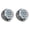 Light gray, variant on Quick Install Shoelace Fasteners, Rotary Plastic Button Locks, 1 Pair No Tie Clips for Active Daily Shoes and Walking