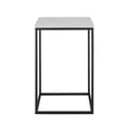 thumbnail image 3 of Pemberly Row 16" Table d'Appoint Boîte Ouverte en Métal Moderne en Blanc/noir, 3 of 13