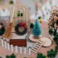 thumbnail image 1 of Fiudx Ofertas del día El juego de puerta de gnomo de 9 piezas incluye corona de puerta de madera, árbol de Navidad y otros accesorios de gnomo, calendario de adviento de gnomo navideño, decoraciones, 1 of 7