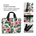 thumbnail image 4 of Laptop Bag Laptop Briefcase 15.7 x 3 x 11.8 Inches Laptop Bag Briefcases Laptop Storage Travel Laptop Bag Work Laptop Bag Flowers Pink, 4 of 8