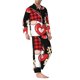 thumbnail image 2 of Balery Love Gnomes Pijama para Hombre de Dos Piezas con Manga Larga, Conjunto de Dormir y Descanso Suave con Bolsillos-Large, 2 of 7