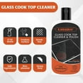 thumbnail image 2 of Glass Stove Top Cleaner Kit 12 oz, Cooktop and Polish Non-Abrasive No Scratch Removes Tough Stains, with Scrubbing Pad, Handle, Scraper, Cloth, 2 of 4
