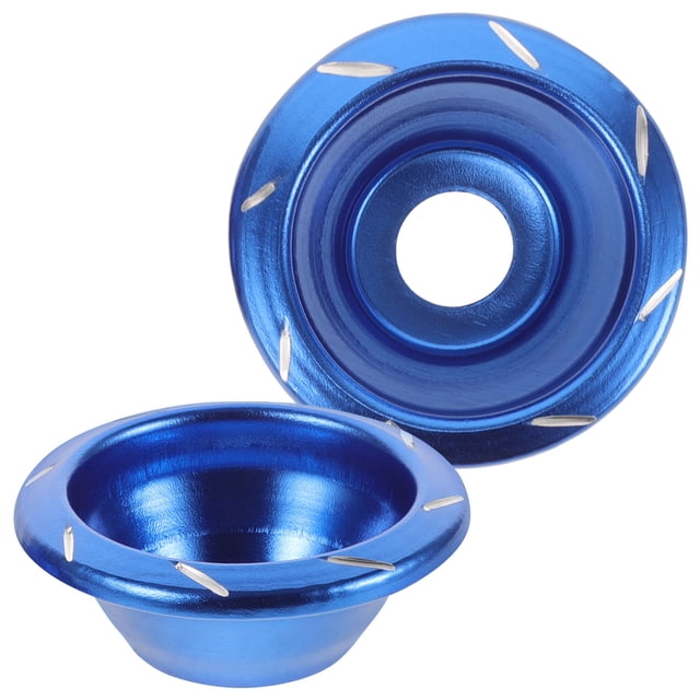 AURARMLET 2Pcs Blue Aluminum Alloy Fork Frame Sliders Motorcycle Falling Protection 2.0In