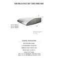 thumbnail image 4 of kobe chx2236sqb-1 brillia 36-inch under cabinet range hood, 3-speed, 680 cfm, led lights, baffle filters, 4 of 6