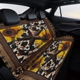 thumbnail image 4 of Western Texas Star Vintage Style Stars On Wood Panel Print Rustic Car Rear Seat Covers,Bench Back Seat Cover , Easy to Install Universal Fit for Cars Trucks Vans And SUVs, 4 of 6