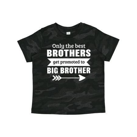 

Inktastic Only the Best Brothers Get Promoted to Big Brother Gift Toddler Boy Girl T-Shirt