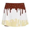 thumbnail image 3 of Ice Cream Girls' Sport Skirts 2-in-1 Tennis Running Golf Skorts with Built-in Shorts with Pocket, 3 of 5