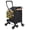 Black bag, variant on Beran7 Grocery Shopping Cart with 360° Rolling Swivel Wheels Stair Climber Utility Cart Easily Collapsible Cart with Tri-Wheels, 66lb Extended Foam Cover, Trolley for Stair, Laundry, Travel (Black)