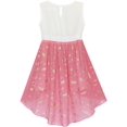 thumbnail image 2 of Girls Dress Hi-lo Maxi Sequin Chiffon Lace Party Holiday 12, 2 of 5