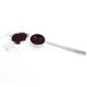 thumbnail image 5 of 2 cucharas medidoras para café, 30 ml, de metal y 3 cucharas mezcladoras de acero inoxidable con patrón en espiral, 5 of 8