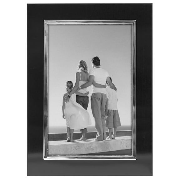 Malden 4X6 Two Tone Black Metal Frame