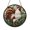 Acrylic 3.5 Inch, variant on Farmhouse Rooster Stained Glass Window Suncatcher, Rustic Chicken Art Round Sun Catcher Decor