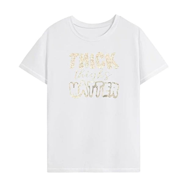 Camiseta de Mujer, Top de Verano, Cuello Redondo, Cuello Redondo, Camiseta para Mochilero, Trabajo, Camping SG