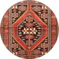 thumbnail image 1 of Ahgly Company Indoor Round Traditional Red Persian Area Rugs, 4' Round, 1 of 6