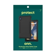 onn Protective Grip Tablet Case for onn 7 Tablet (2024 Model) - Black