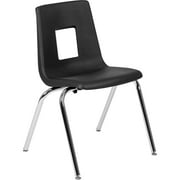 Advantage Black Student Stack School Chair - 18-inch