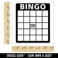 thumbnail image 2 of Blank Bingo Card Self-Inking Rubber Stamp Ink Stamper - Blue Ink - Large 1-1/2 Inch, 2 of 7