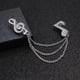 thumbnail image 4 of Insignia de Solapa Elegante para Hombre de 2 Piezas con Broche de Cadenas para de Esmoquin, 4 of 9