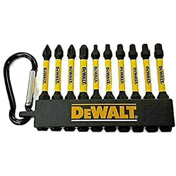 DEWALT Impact Driver Set FlexTorq Mixed Square Phillips Bits