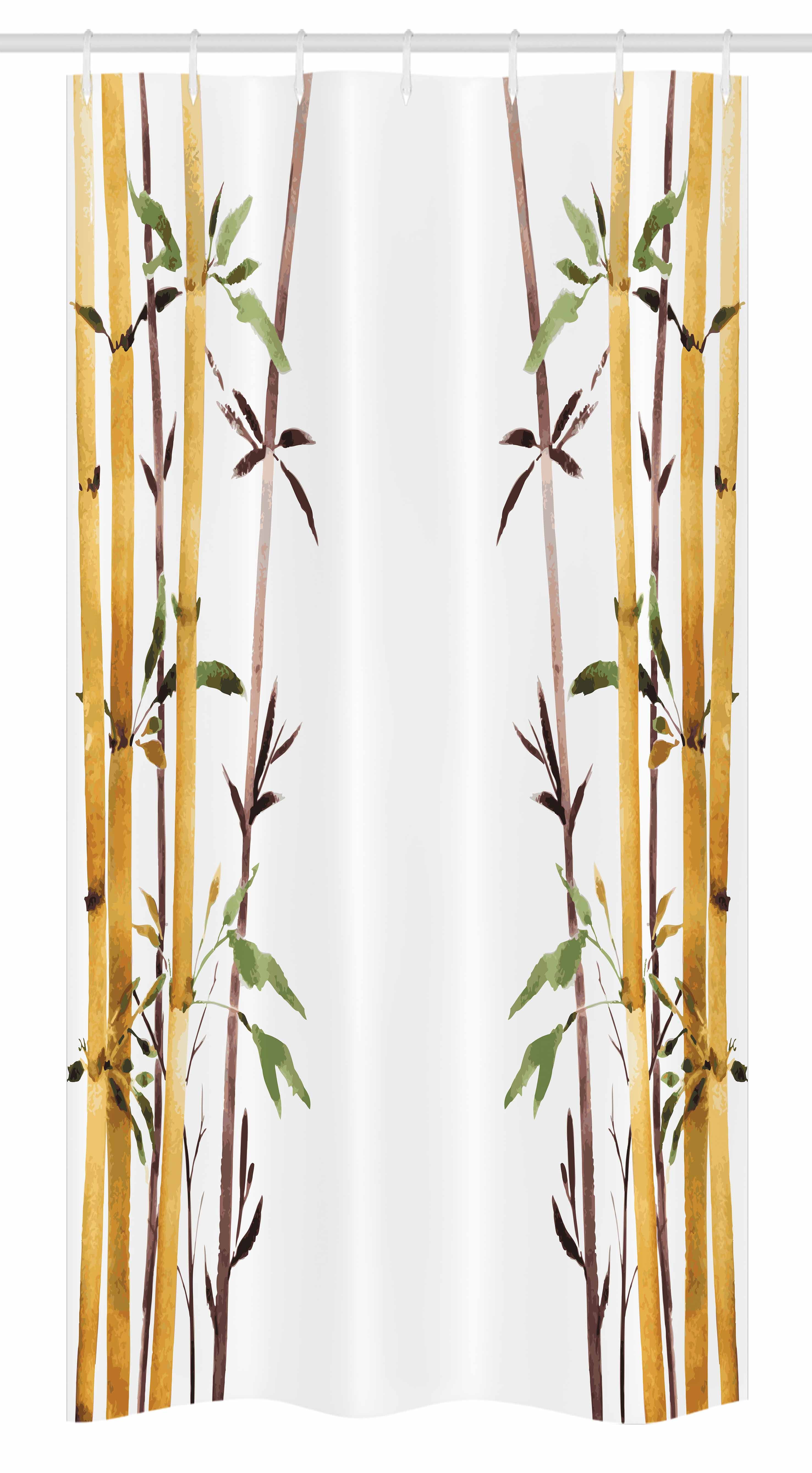 bamboo bathroom curtains