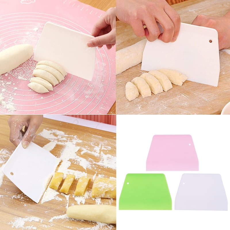 Silicone Cake Scraper Ice Creamer Spatula Cake Scraper Dough Cutter Pastry Tools Silicone Cake Scraper Ice Creamer Spatula Cake Scraper Dough Cutter Pastry Tools