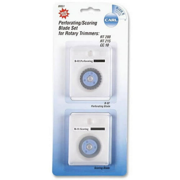 CARL Decorative Replacement Blade - Set of 2, Perforating and Scoring