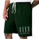 thumbnail image 1 of Mens Casual Shorts Lace-Up Elástico Cintura Bolsillo Ejercicio Fitness Hogar Pantalones de Media Longitud para Diario, 1 of 4
