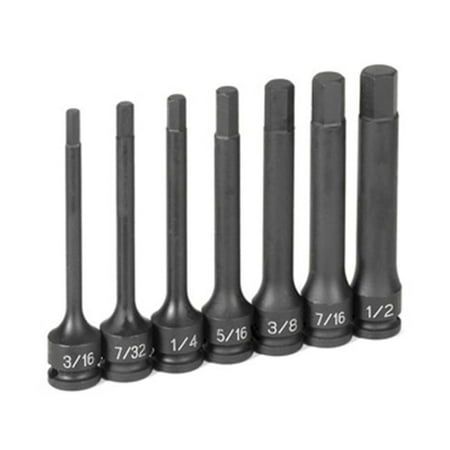 

Grey Pneumatic Corp. GY1247H .38 in. Drive 7 Piece 4 in. Length Fractional Hex Driver Set