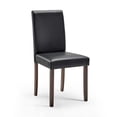 thumbnail image 3 of Modway Prosper Faux Leather Dining Side Chair Set of 2 in Black, 3 of 9
