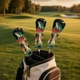 thumbnail image 3 of Yuyamidu Frog Golf Club Head Cover, Mushroom Golf Headcover Driver Headcover Fairway Wood Headcover Hybrid Club Head Cover with Soft Lining, 3 of 8