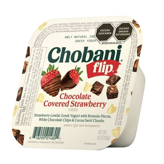 Yogurt griego Chobani Flip chocolate covered strawberry 128 g