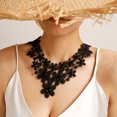 thumbnail image 1 of Adorno para el cuello Disco Tul Mariposa Collar de cadena de clavícula femenina Joyería corta Collar de banda para el cuello Wmkox8yii fajkfhkj4921, 1 of 7