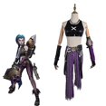 thumbnail image 1 of Liga de Leyendas Cosplay Jinx Batalla de dos ciudades juego Cosplay disfraz completo de Halloween, 1 of 5