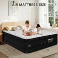 thumbnail image 5 of LOGYAT King Inflatable Air Mattress with Built in Pump, Memory Foam Topper with Milk Fiber Surface, Coil Beam Support, for Home and Guest, 5 of 5