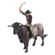thumbnail image 5 of Figuras de pintadas a mano, modelo de juguetes de animales en miniatura, colección artesanal, figuras de acción detalladas realistas para Estilo B Sunnimix  Figura Toro con jinete, 5 of 8