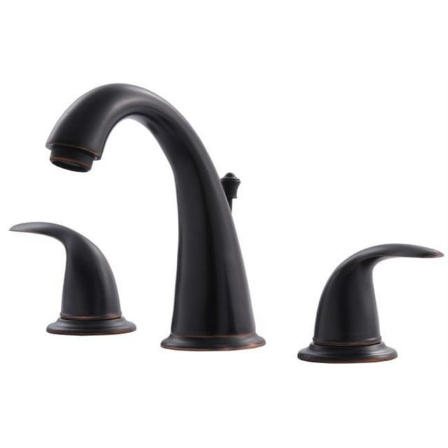 Oil Rubbed Bronze Two Handle Lavatory Widespread Faucet