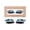 B, variant on Lazy Eye Shadow Eyelash Patch, Eyeshadow Eyelash Stickers, Self-Adhesive Reusable Fast Eye Makeup Stickers with False Lashes