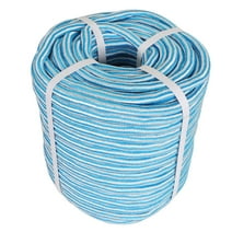 EPOTOOR Arborist Climbing Blue & White Rope 1/2 Inch by 200 Feet 24 Strand Polyester