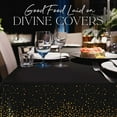 thumbnail image 4 of StarMar Rose Gold Disposable Tablecloth Dot Confetti Party Table Cover, 4-Pack, 4 of 8